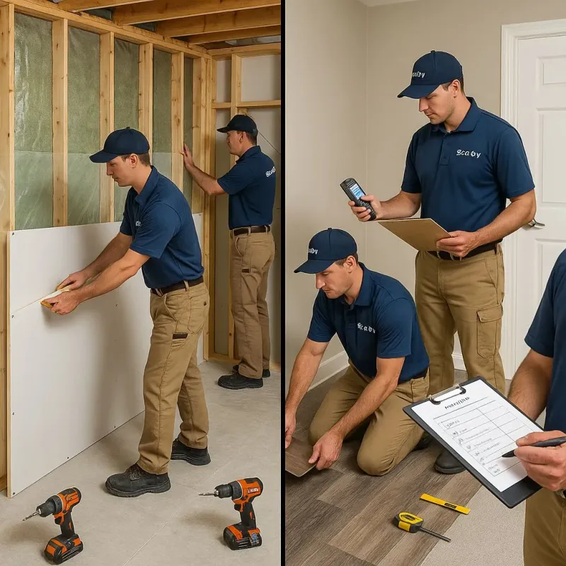 Repairs and Reconstruction process in North East, PA